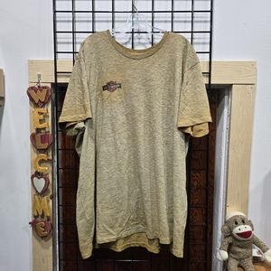Harley Davidson Milwaukee Embroidered Logo T-Shirt 3XL Sweet Fade Single Stitch